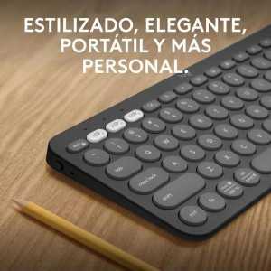 TECLADO LOGITECH PEBBLE KEYS 2 K380S WIRELESS BLACK