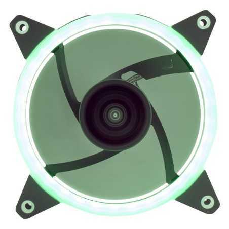 VENTILADOR 12CM UNYKA CANDY 20 ADICIONAL CHASIS GREEN RING LED