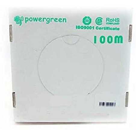 CABLE DE RED BOBINA CAT.6 FTP 100M POWERGREEN GREY