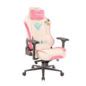 SILLA GAMING PHOENIX NOVA CUERO CREAM EDITION WHITE/PINK