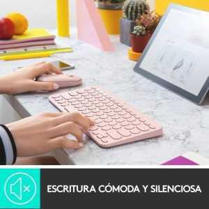 TECLADO LOGITECH K380 BLUETOOTH MULTI-DEVICE ROSE