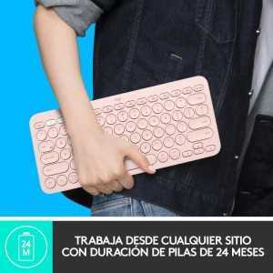 TECLADO LOGITECH K380 BLUETOOTH MULTI-DEVICE ROSE