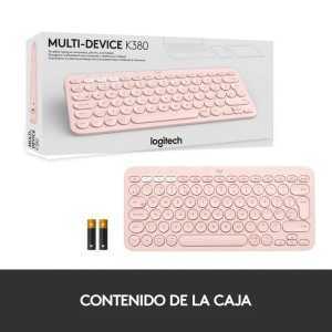 TECLADO LOGITECH K380 BLUETOOTH MULTI-DEVICE ROSE