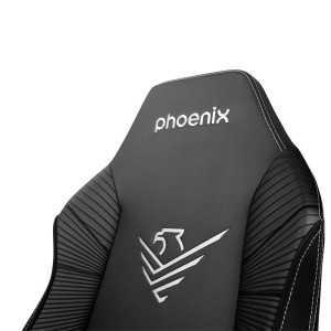 SILLA GAMING PHOENIX MONARCH CUERO TALLA R BLACK