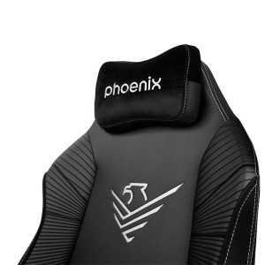 SILLA GAMING PHOENIX MONARCH CUERO TALLA R BLACK