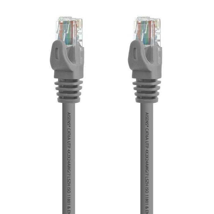 CABLE DE RED CAT6A UTP 10M AISENS GREY