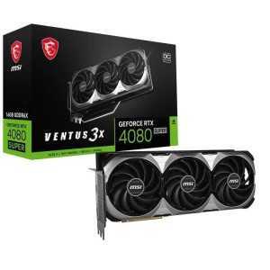 TARJETA DE VIDEO NVIDIA MSI RTX4080 SUPER VENTUS 3X OC 16GB GDDR6X PCIE 4.0