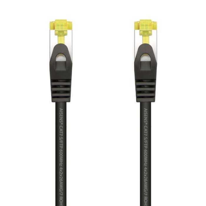 CABLE DE RED CAT.7 S/FTP 1M AISENS BLACK