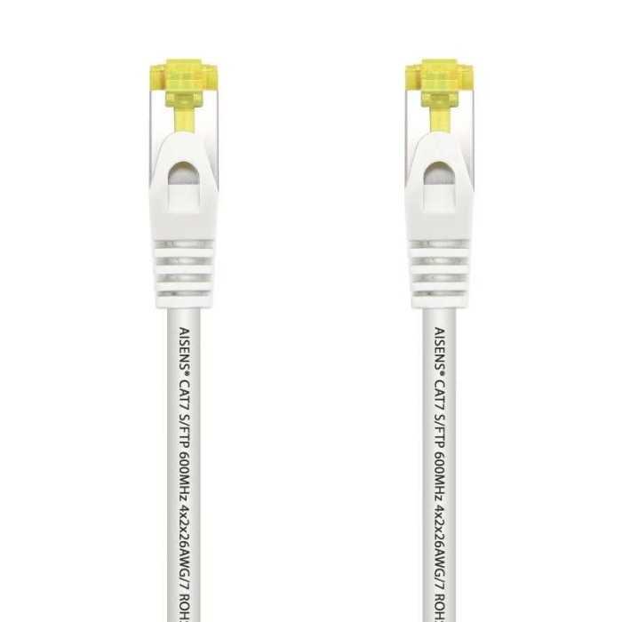 CABLE DE RED CAT.7 S/FTP 0.5M AISENS WHITE