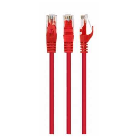 CABLE DE RED CAT.6 UTP 3M GEMBIRD RED