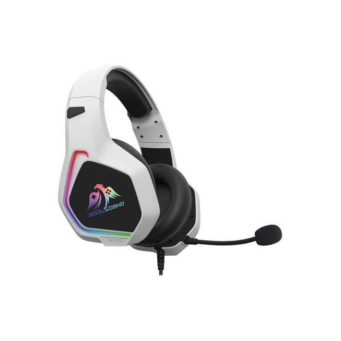 AURICULAR GAMING G6 | XBOX | PS5 | SWITCH | PC | BLANCO COOLSOUND