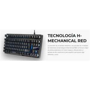 TECLADO H-MECANICO COMPACTO TKL MARS GAMING MKTKL SWITCH RED MARS GAMING