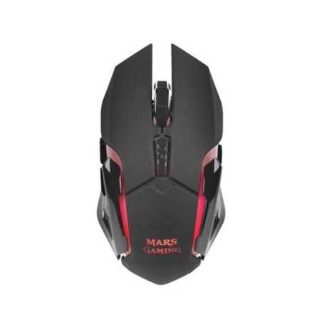 RATON INALÁMBRICO MARS GAMING MMW - DPI 800/1600/3200 - ILUMINACIÓN RGB