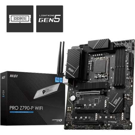 PLACA BASE MSI PRO Z790-P WIFI ATX X4DDR5 HDMI + DISPLAYPORT