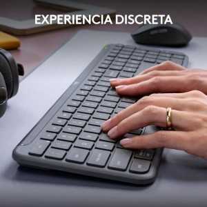 TECLADO + RATON LOGITECH MK950 SIGNATURE SLIM BUSINESS WIRELESS BT BLACK