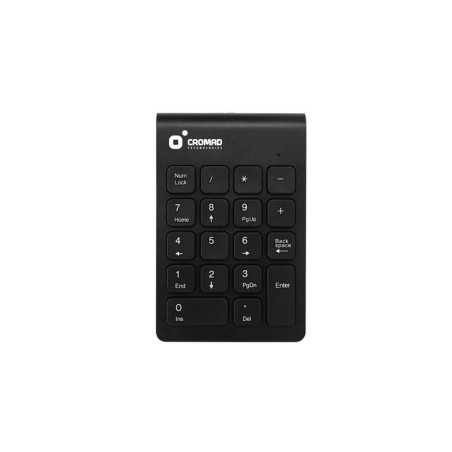 TECLADO NUMERICO CROMAD BLUETOOTH 18 TECLAS BLACK