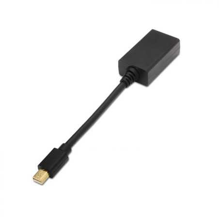 CABLE CONVERSOR AISENS MINI DISPLAYPORT A HDMI 15CM MINI DP/M-HDMI/H BLACK