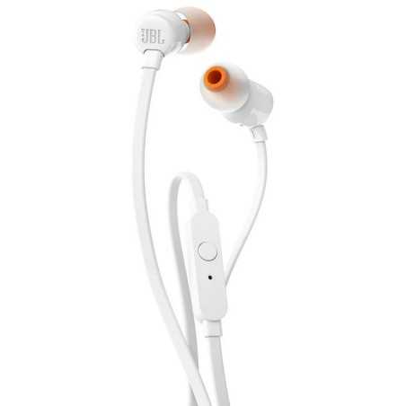 AURICULARES + MICROFONO JBL TUNE 110 IN EAR AUX WHITE