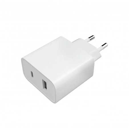 CARGADOR SMARTPHONE/TABLET XIAOMI MI 33W WALL USB-C/USB-A WHITE