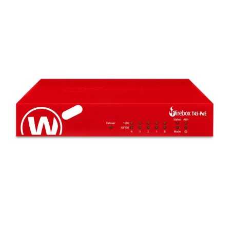 FIREWALL WATCHGUARD FIREBOX T45-POE NFR 1YR TOTAL SECURITY SUITE