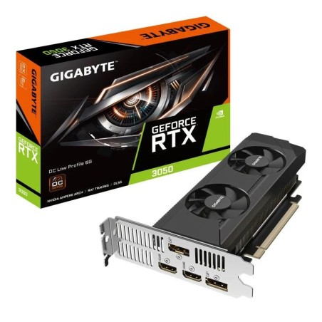 TARJETA DE VIDEO NVIDIA GIGABYTE RTX3050 EAGLE OC LP 6GB DP HDMI GDDR6 PCIE