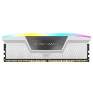 MEMORIA RAM 32GB (2X16GB) CORSAIR DDR5 6000MHZ VENGEANCE RGB WHITE
