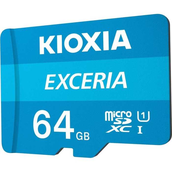 MEMORIA MICRO SD 64GB TOSHIBA KIOXIA HC C10 + ADAPTADOR SD