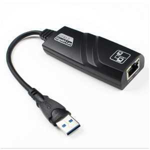 CABLE CONVERSOR USB 3.0 ETHERNET GIGABIT 15CM SILVER