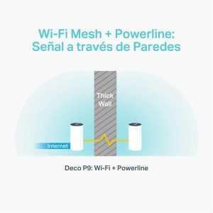 WIRELESS REPEATER TP-LINK AC1200 HOME MESH PACK 2 DECO P9