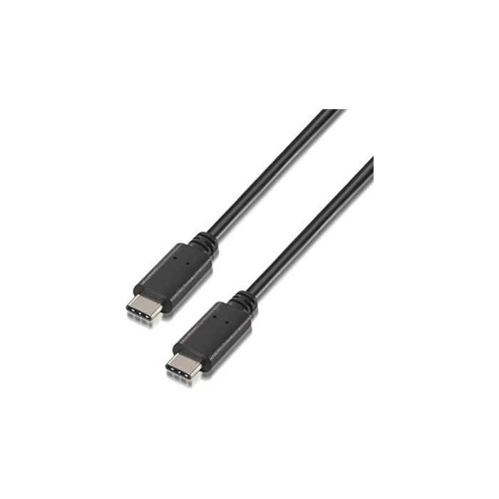 CABLE USB 2.0 AISENS USB-C/M-C/M 2M